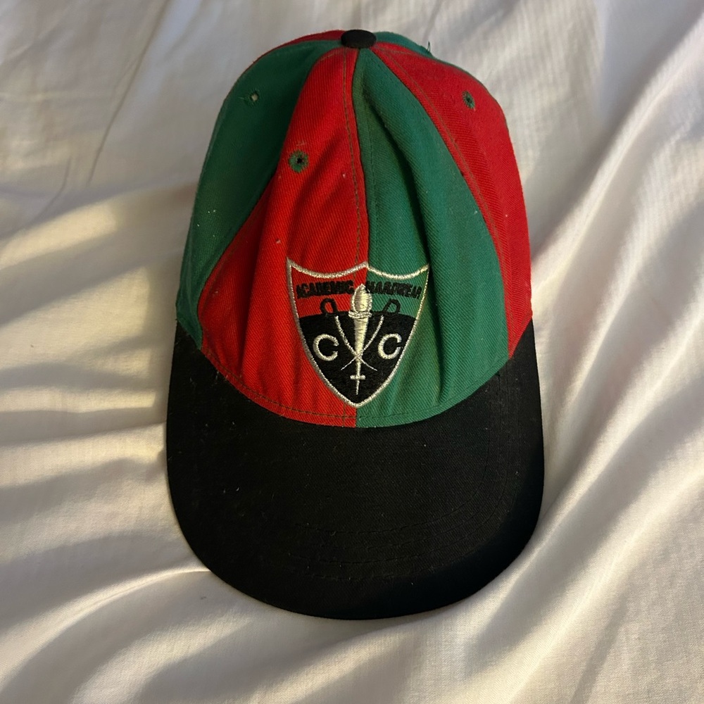 Vintage 90s Cross Colours Academic Hardwear Snapback Hat Hip Hop Rare
